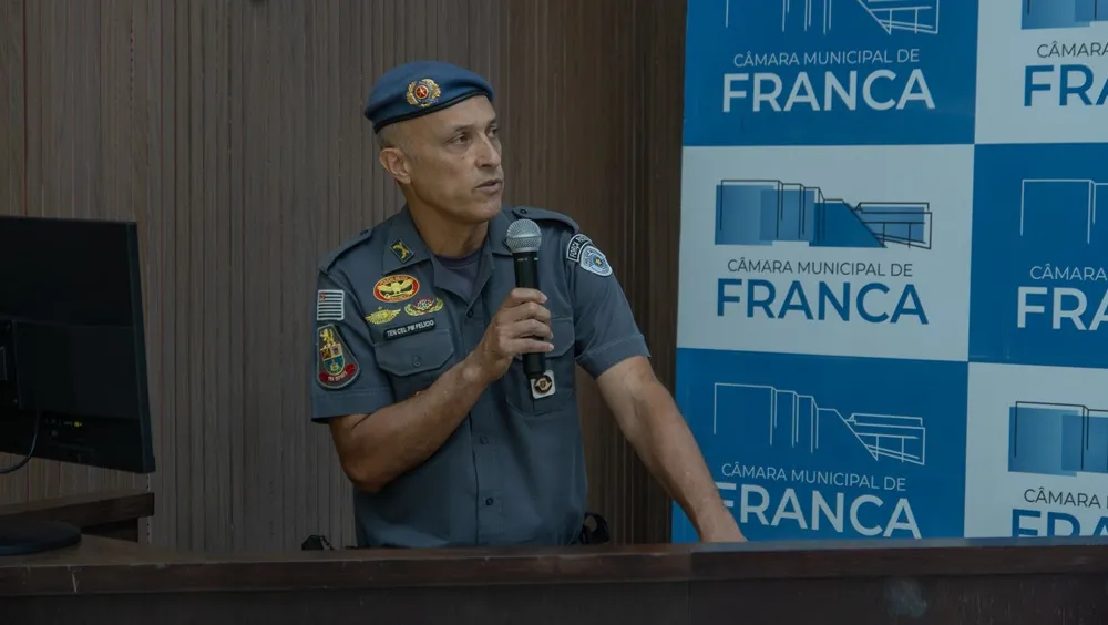 Comandante da PM destaca queda nos índices de criminalidade em Franca e reforça importância da conscientização da população