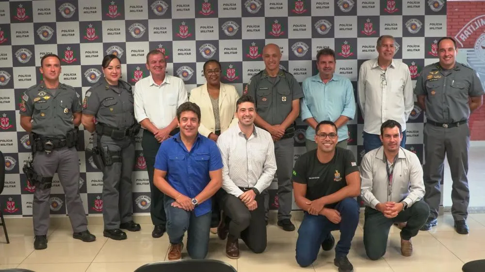Vereadores realizam visita institucional ao Batalhão de Polícia Militar de Franca