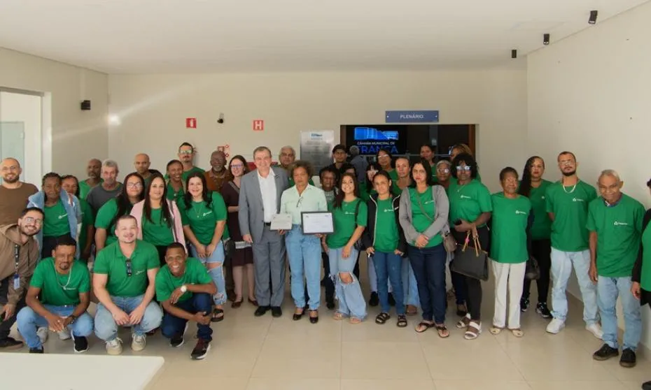 Câmara reconhece Cooperfran por contribuição ambiental e social