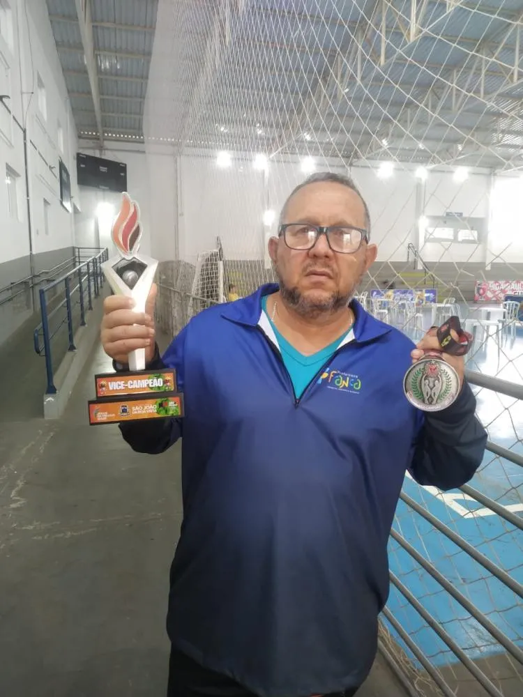 Dama masculina de Franca é vice-campeã nos Jogos da Melhor Idade