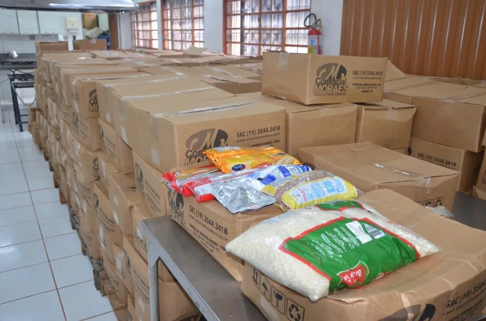 Fussol recebe 1.400 cestas de alimentos e fortalece combate à fome em Franca