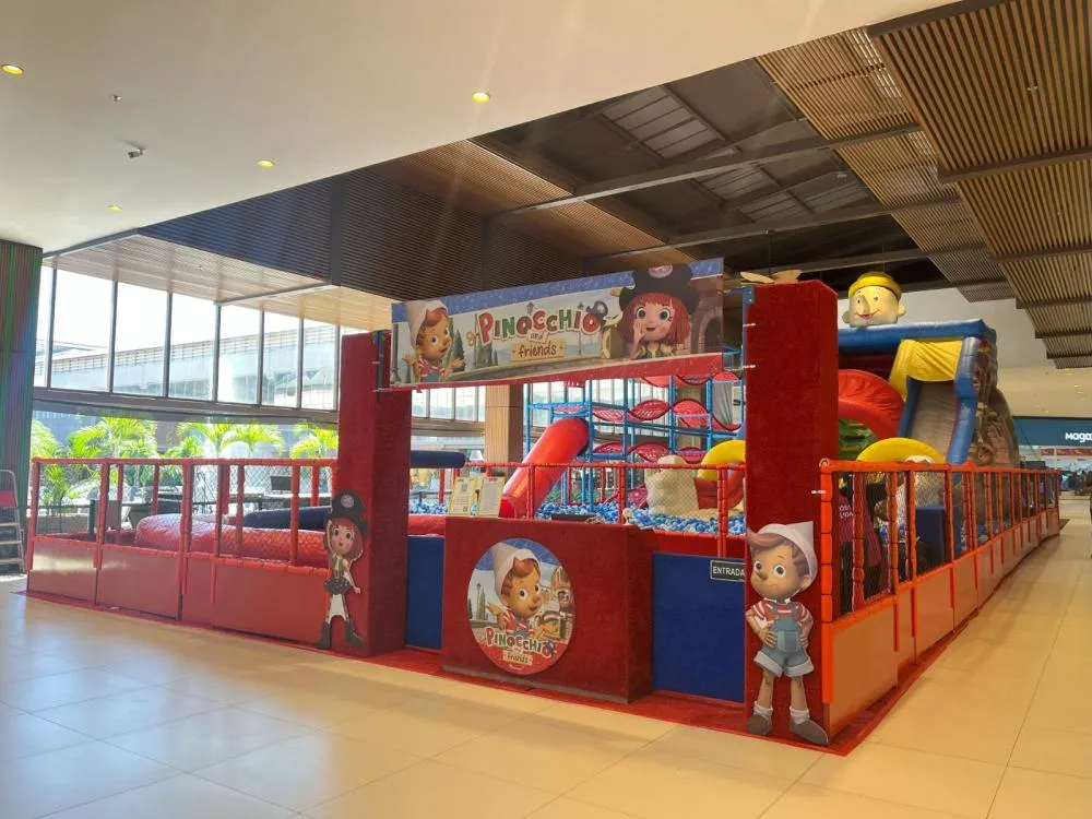Franca Shopping recebe parque temático de Pinocchio e sua turma