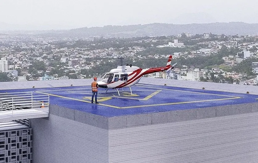 Com moderno heliponto, hospital estadual de Franca será referência para resgates aéreos