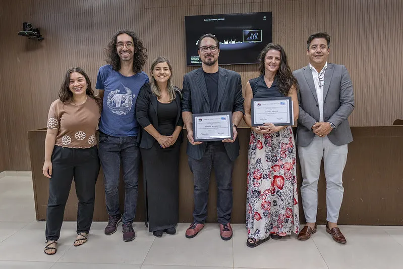 Câmara homenageia artistas de Franca por conquista inédita em edital do CCBB