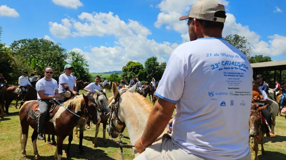 Cavalgada reúne comunidade em Franca e reforça conscientização ambiental no Dia Mundial da Água