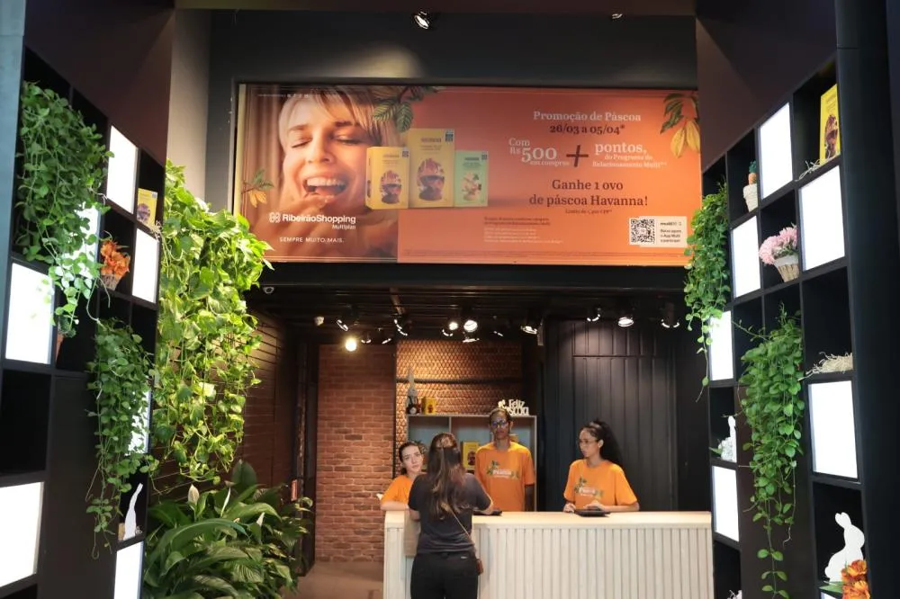 Consumo de chocolate segue em alta e inspira ação de Páscoa no RibeirãoShopping