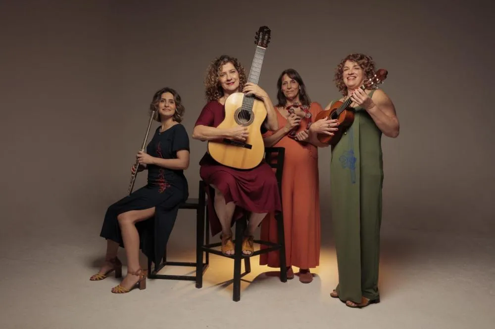 Choronas apresenta no Sesc Franca show do novo disco ‘Alma Feminina’, que celebra o protagonismo das mulheres na música brasileira