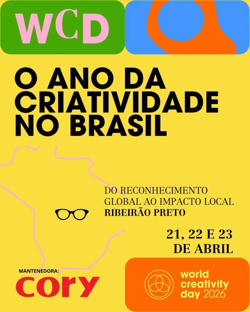 Cory é a mantenedora do World Creativity Day 2026 em Ribeirão Preto e amplia atuação em iniciativas de inovação