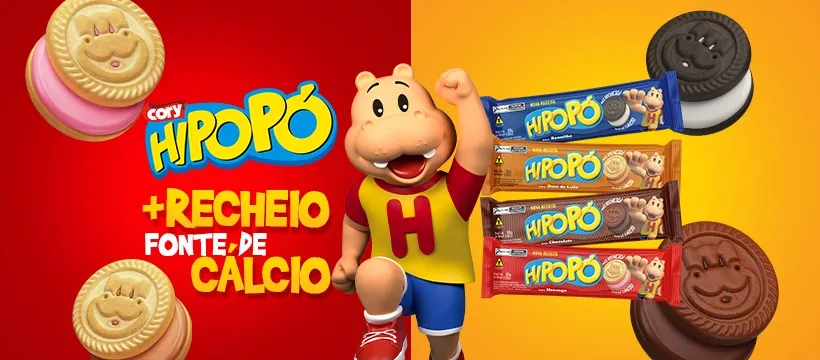  Com investimento em inovação, Cory relança Hipopó 