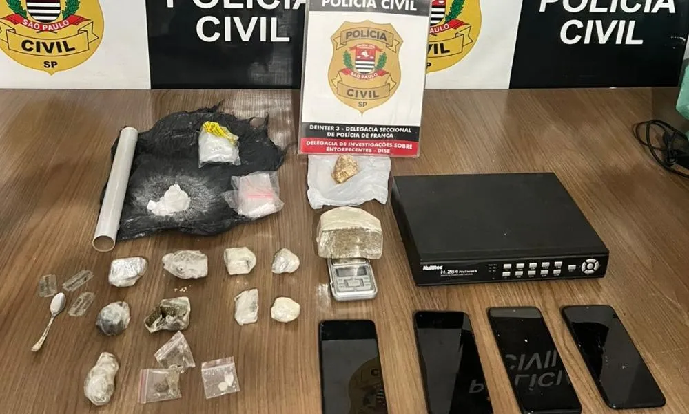 Polícia Civil de Franca e Itirapuã desarticulam ponto de tráfico de drogas