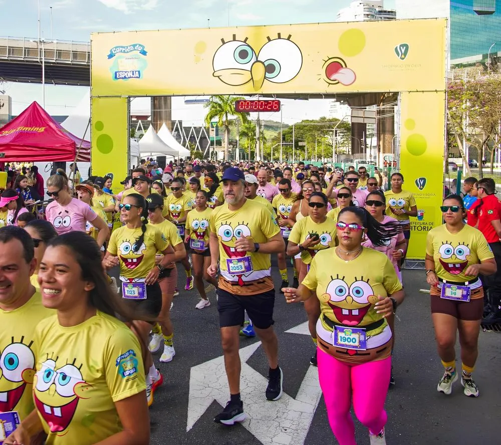 RibeirãoShopping recebe Corrida do Bob Esponja com percurso para toda a família 