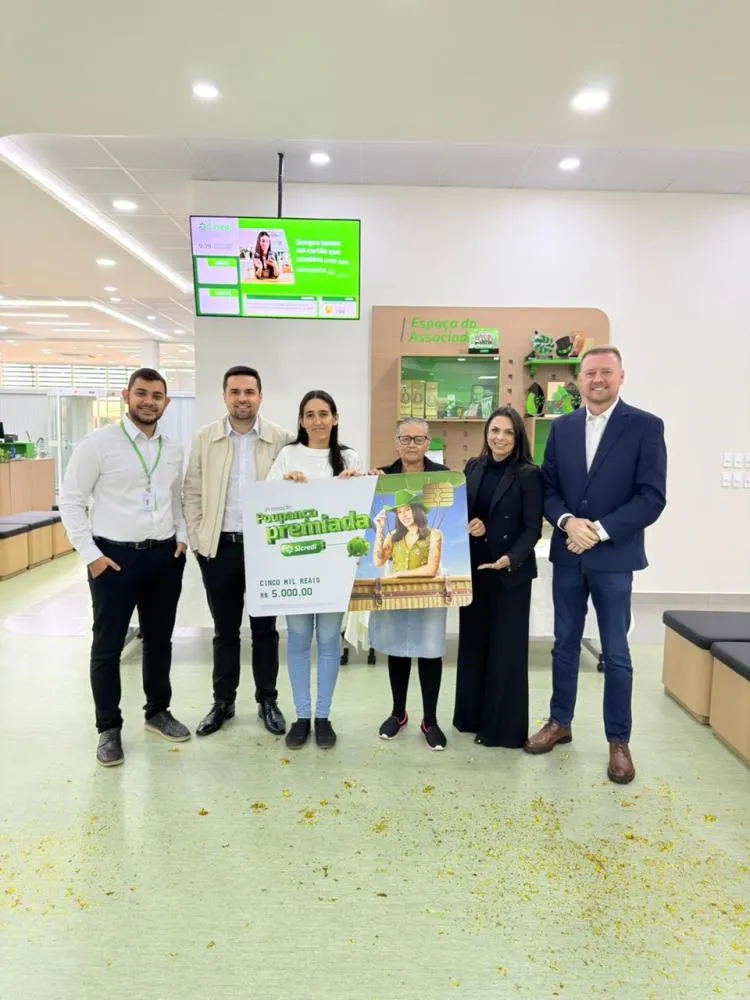 Associados da Sicredi Valor Sustentável são contemplados com prêmios de R$ 5 mil na Poupança Premiada