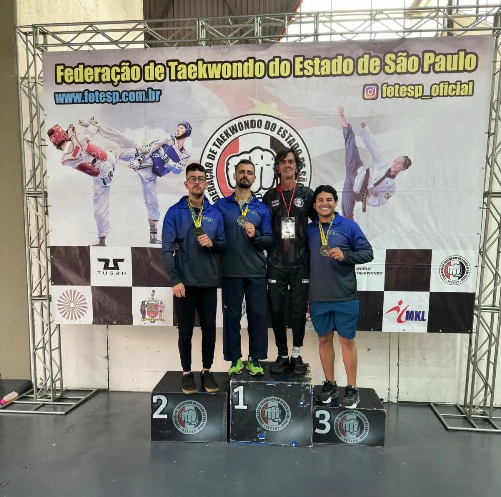 Atletas de Franca conquistam três medalhas no Grand Slam Paulista de Taekwondo