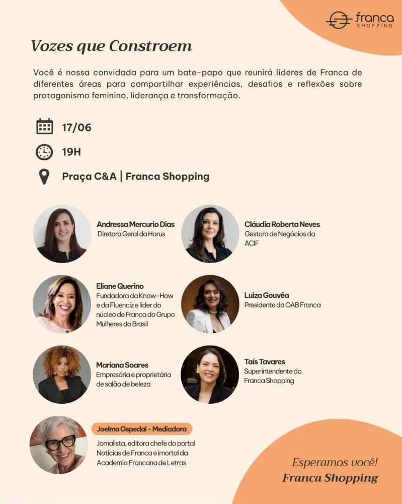 Mulheres em cargos de liderança participam de roda de conversa em Franca