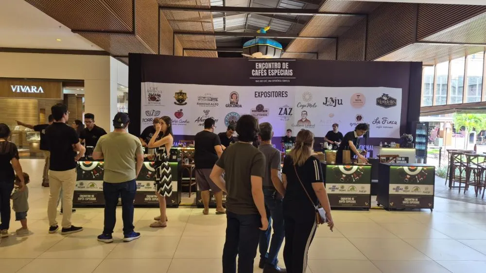 Sebrae-SP realiza o Encontro de Cafés Especiais no Franca Shopping neste fim de semana