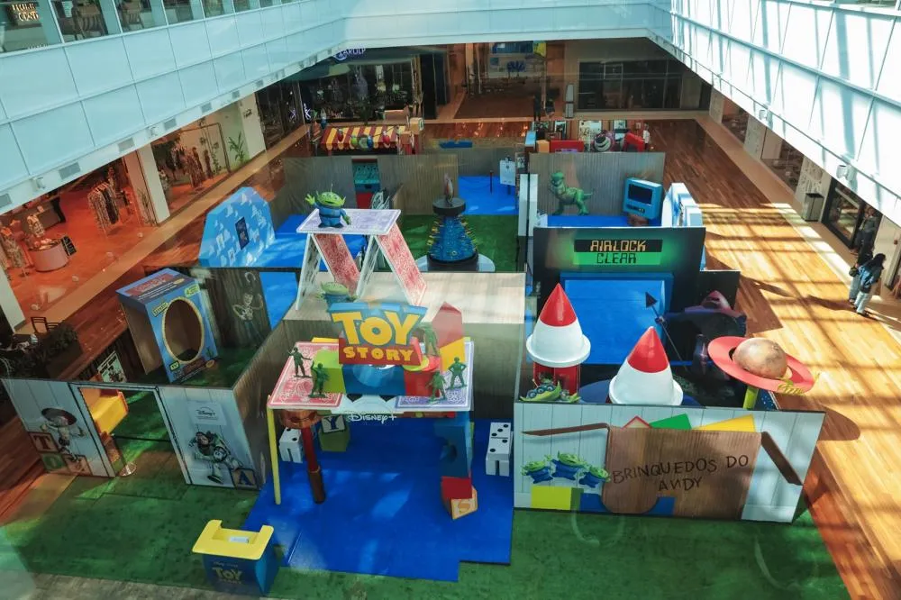 RibeirãoShopping recebe atração inédita inspirada em Toy Story nas férias