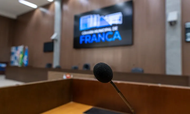 Câmara de Franca vota projeto sobre biometria nas escolas e requerimentos na sessão de terça-feira
