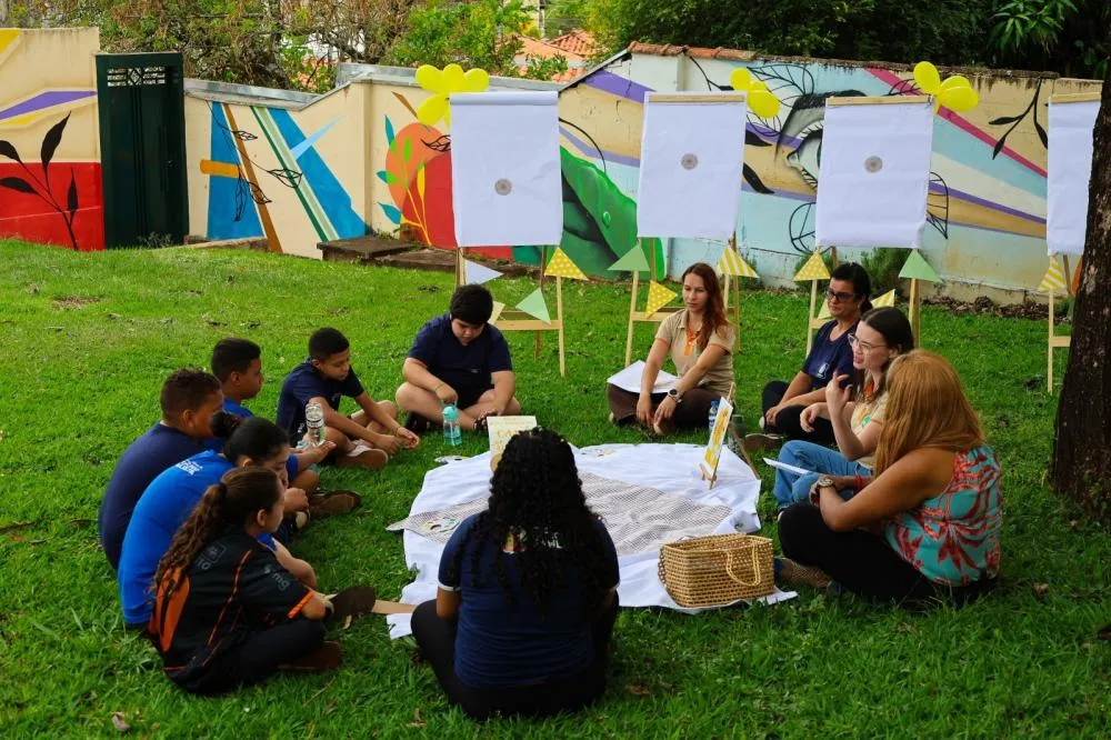 CAPS Amanhecer recebe alunos para desmistificar saúde mental em Patrocínio Paulista