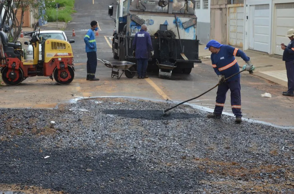 Emdef intensifica Operação Tapa-Buracos com seis equipes em Franca