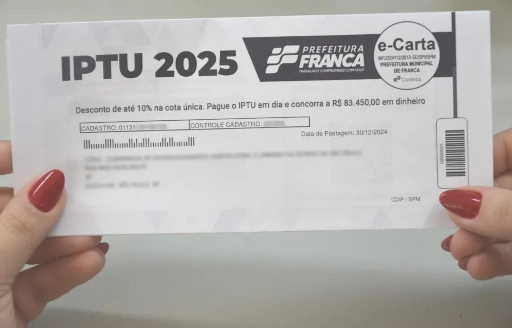 IPTU com 5% de desconto pode ser pago até o dia 15