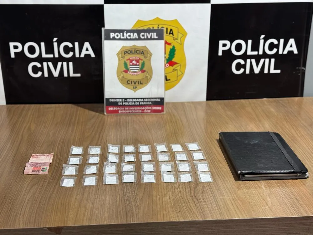 Operação da DISE em Franca prende jovem por tráfico de drogas no Jardim Paulistano